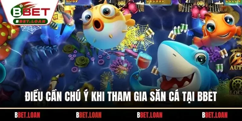 Điều cần chú ý khi tham gia săn cá tại BBET
